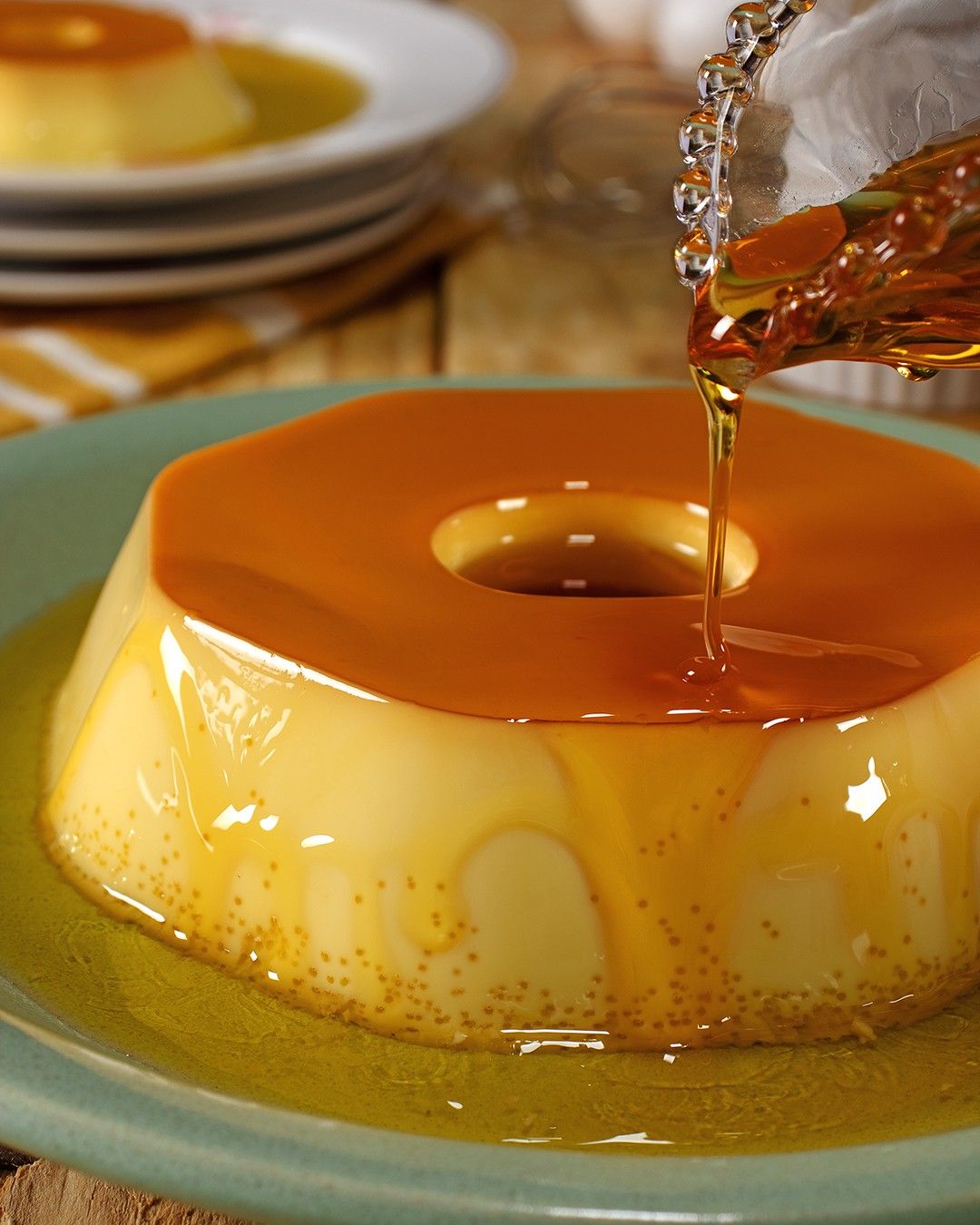 Pudín sin horno con caramelo — Pudines Lucrativos